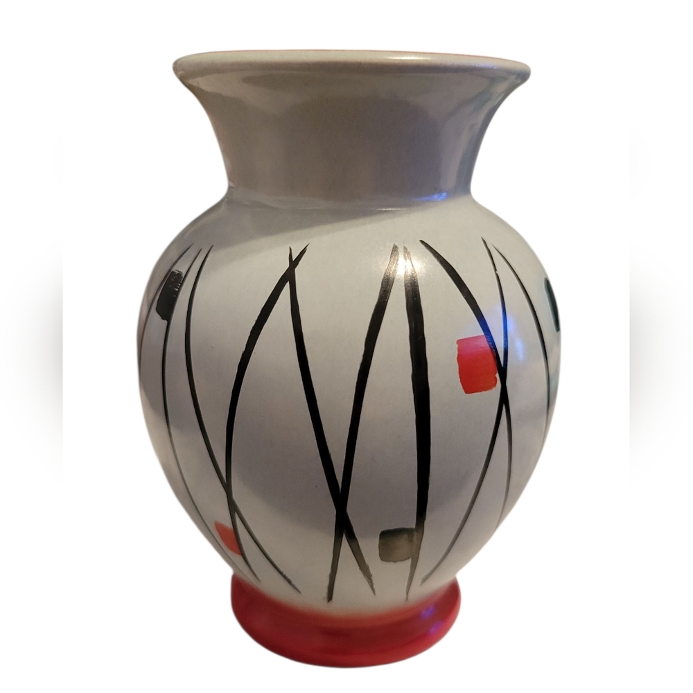 1950's SCHEURICH KERAMIK MCM 214-10 POSY VASE - Picture 3 of 5